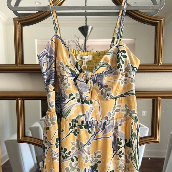 Heartloom Gold Tiered Midi Skirt Resort Wear - Picture 4 of 6